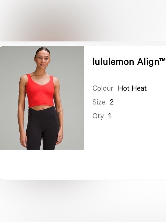 lululemon athletica Tops - lululemon Align™ Tank Top in Hot Heat Red